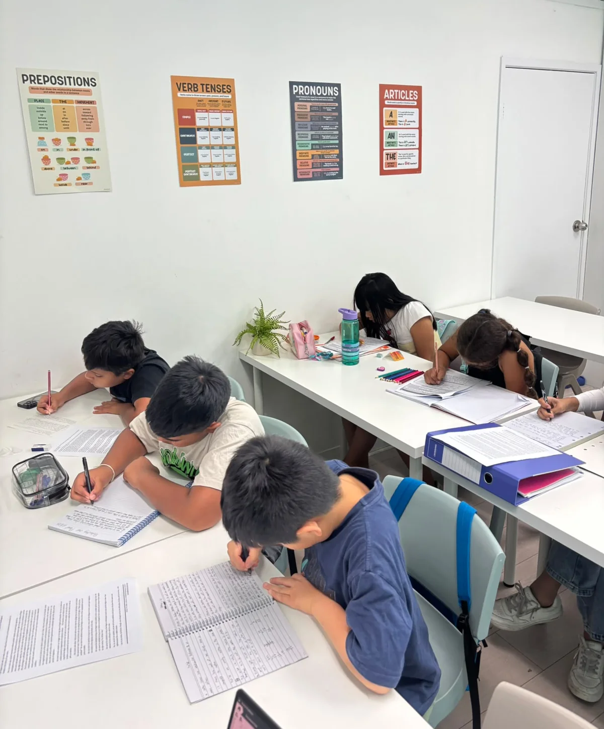 Students working in an ACE360 classroom