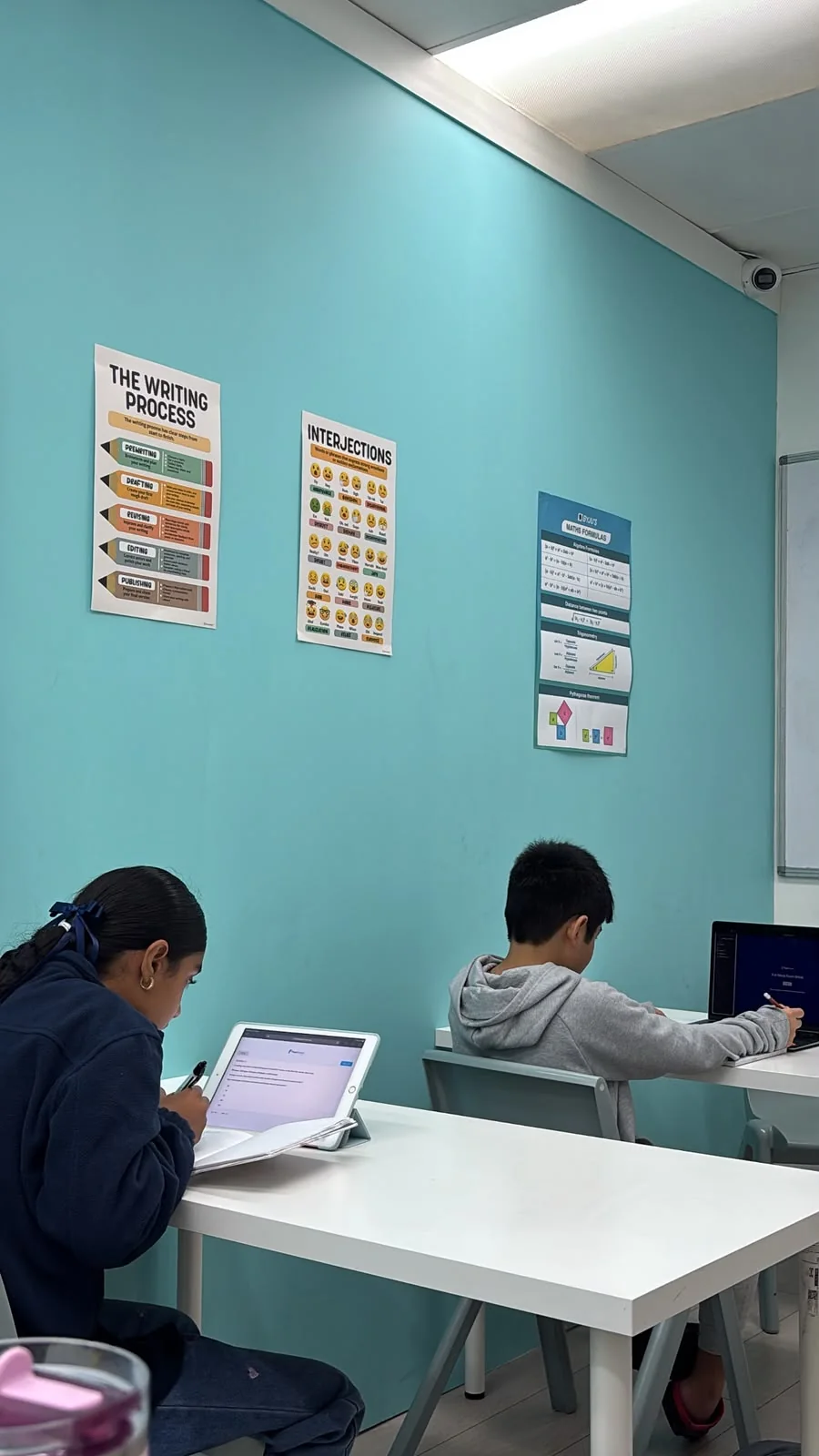Students studying at the ACE360 tutoring centre